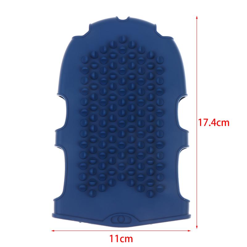 Hoge Schuimende Siliconen Badmassagehandschoenen Antislip Exfoliërende Lichaamsscrubber voor Douche Spa Huid Peeling in Huis