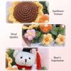 Graduation Gift Bear Knitted Bouquet Creative Adult Gift Girl Birthday Doll Graduation