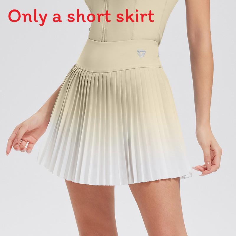 Tennis Skirt Spring Summer Fabric High Waist Pleated Activewear For Women