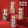 Explode the New Guochao Mini Retro Mushroom Thermos Cup, Convenient Pocket Cup with Temperature Display, Simple and Fashionable Water Cup