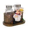 Cute Chef Statue Salt & Pepper Bottle Holder Ornaments Home Decor Kitchen Resin Crafts