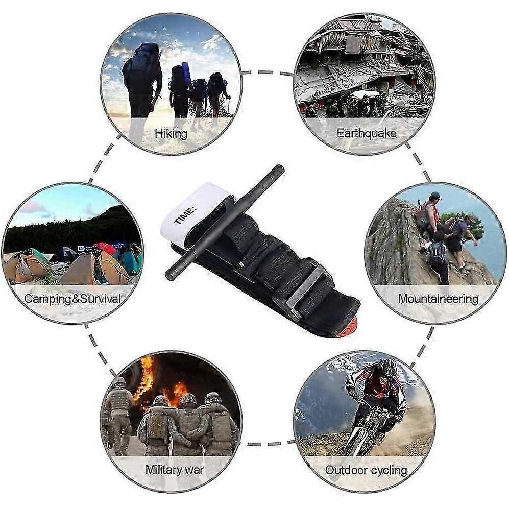 Emergency Tourniquet, First Aid Tactical Tourniquet,Hemostatic Bandage Emergency Strap, Rapid One Hand Application Pre-Hospital Life Saving Equipment