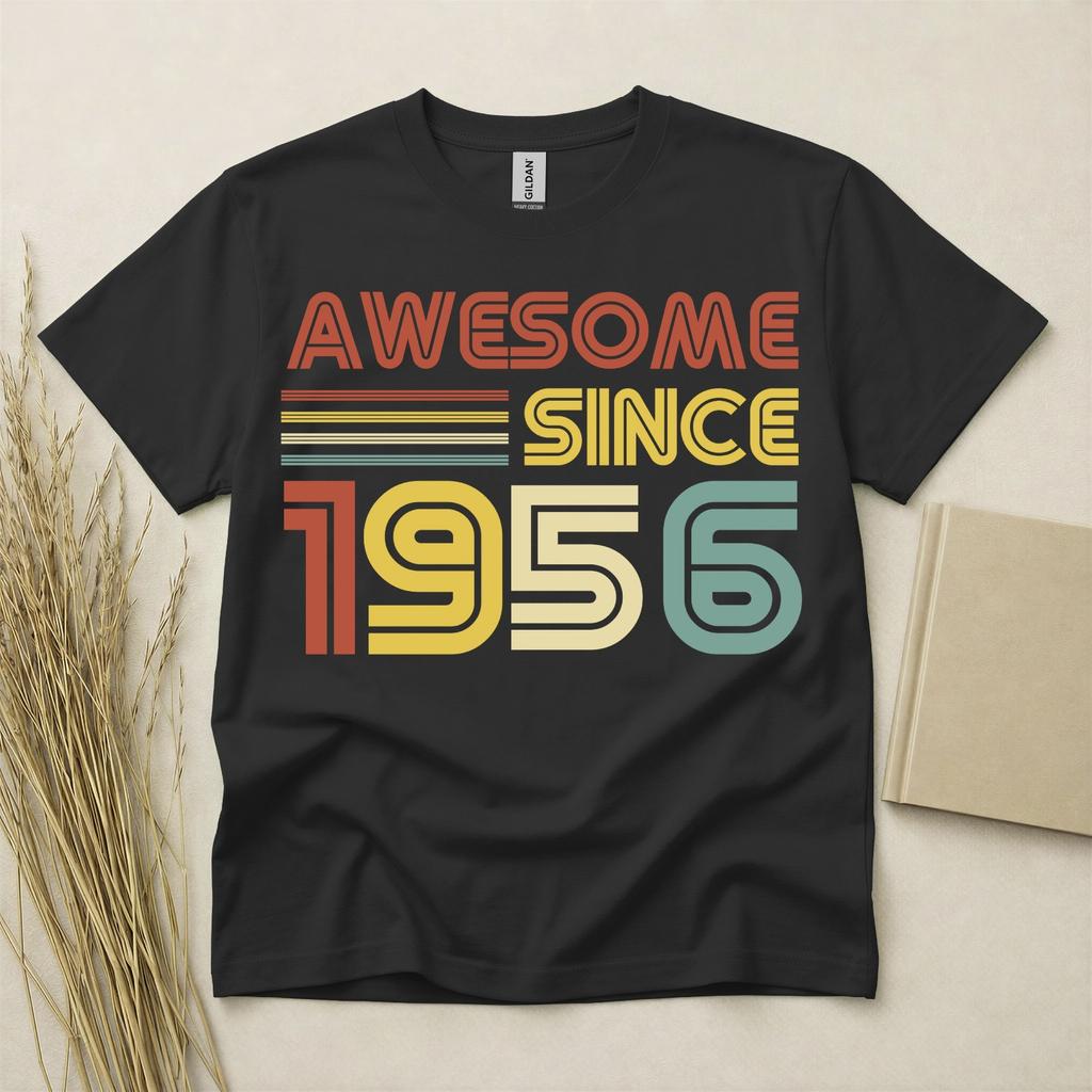 70th Birthday T-shirt Born In 1956 70 Years Old Gifts Awesome Since 1956 TShirt
