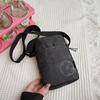 One Shoulder Crossbody Mini Mobile Phone Cloth Bag Travel Shopping Vertical Neck Portable Wrist Change Bag Versatile