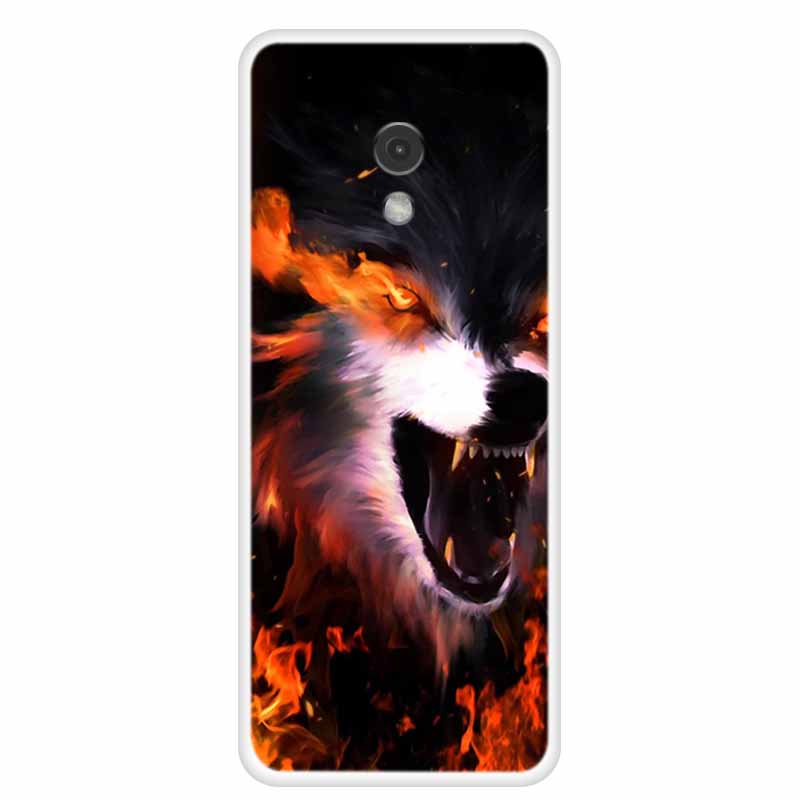 For Nokia 235 4G Case Nokia 215 220 4G Wolf Lion Clear Silicon TPU Back Cases for Nokia 220 4G 4G Phone Cover Cute Soft Fundas