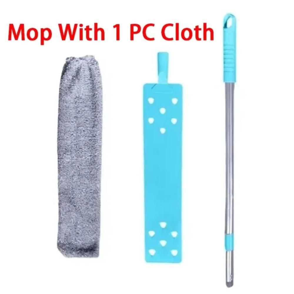 Dust Cleaner Telescopic Long Handle Mop with Bendable Head Flexible Cleaning Duster Brush for Home Dusting Household Cleaning