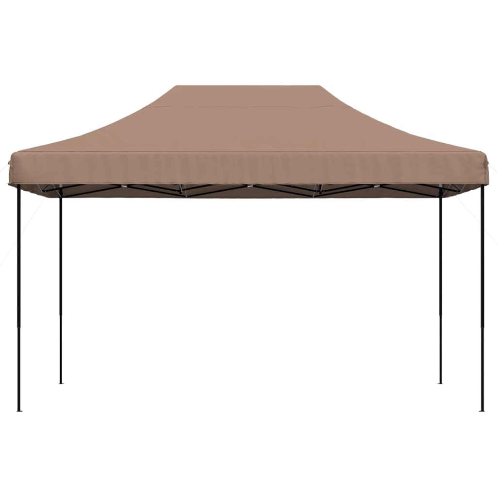 Vidaxl Składany Namiot Imprezowy Typu Pop-Up, Brązowy, 440X292X315 Cm
