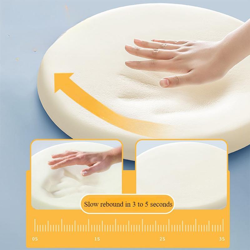Round Memory Foam Cushion Japanese-style Simple Futon Office Tatami Sofa Car Cushion Dining Chair Cushion