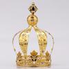 1/2Pcs Fashion Baroque Crown Cake Topper Creative Elegant Bridal Headband Retro Romantic Rhinestone Crown Pageant Event