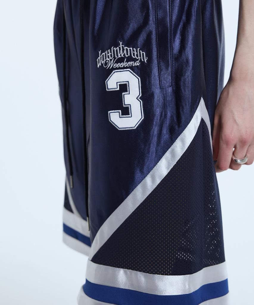 LARTIGENT L11 Big Number Shorts(Navy)