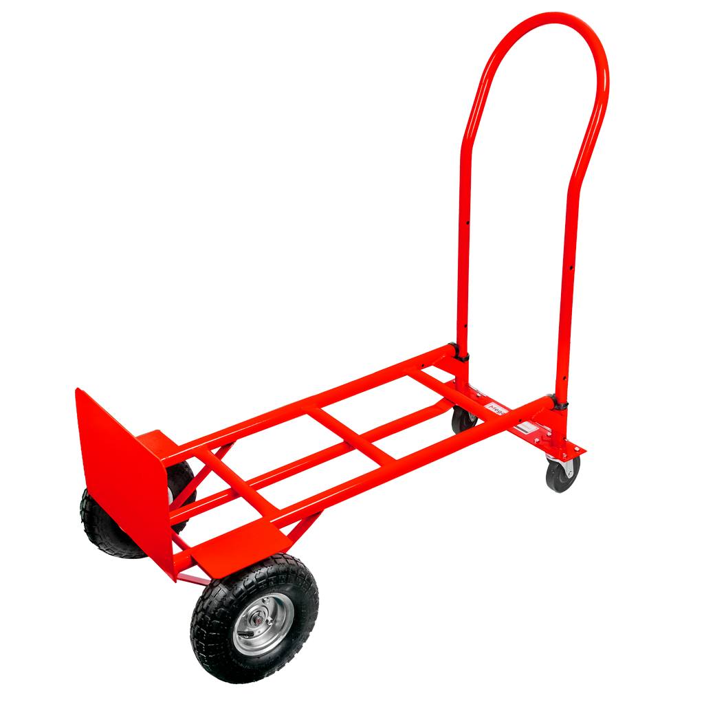 Mega-M 2in1 miller warehouse trolley, red, 250kg, N carton