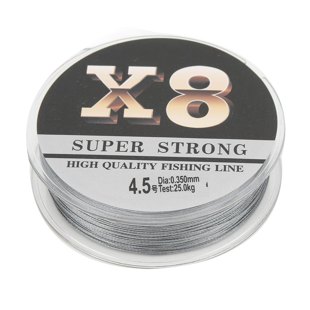 100m Fishing Line Abrasion Resistant Braided Fishing Wire Strong Pulling Force Line for Pond Reservoir Size 4.5 (0.35mm