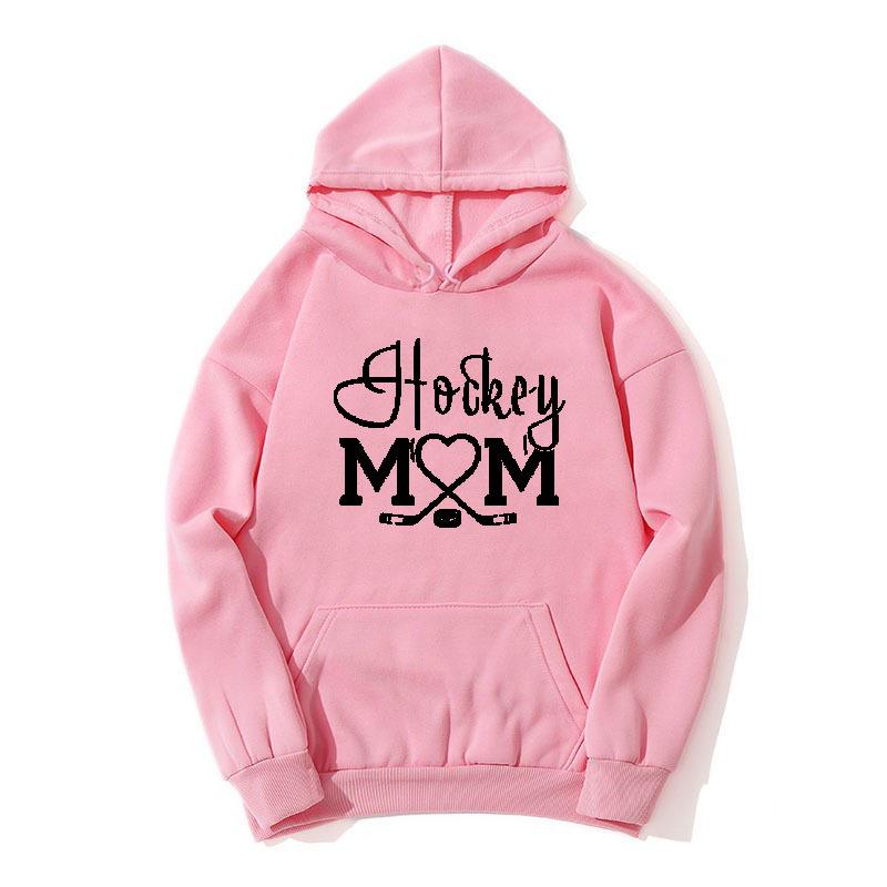 Women's Autumn & Winter Letter Print Hoodie Sweatshirt - Casual Baseball Mom Style