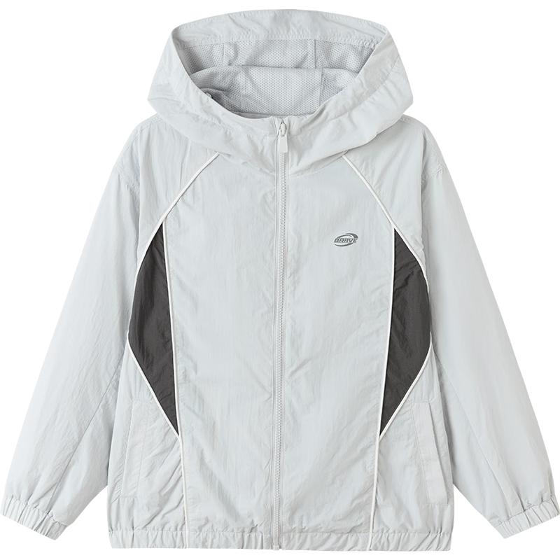 Balabala Kids' Colorblock Hooded Spring Jacket