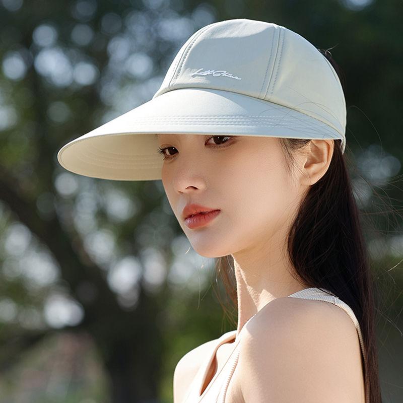 

Літня вулична бейсболка Жіноча тонка кепка Солом яний капелюх Спортивний захист від сонця Капелюх для кемпінгу one size