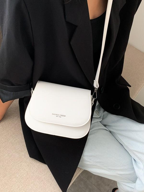 Women's Trendy Summer Crossbody Saddle Bag – Stylish & Simple Small Shoulder Bag