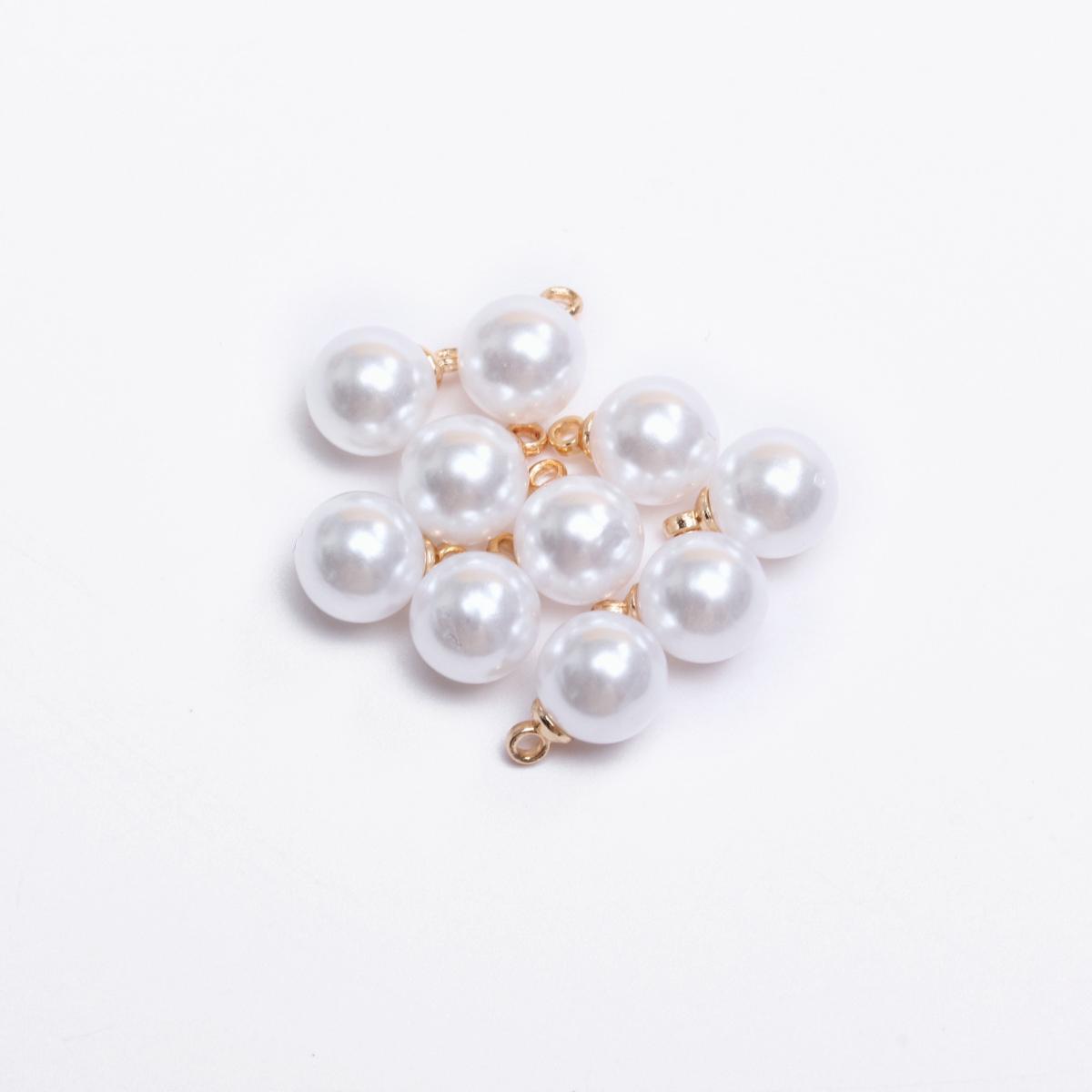 

4-16 мм 5/10 шт. Для изготовления ювелирных изделий DIY Ожерелье Серьги Имитация жемчуга Подвески Материалы Мода Белый жемчуг Свободные бусины Аксессуары ручной работы 8mm/10pcs розового золота