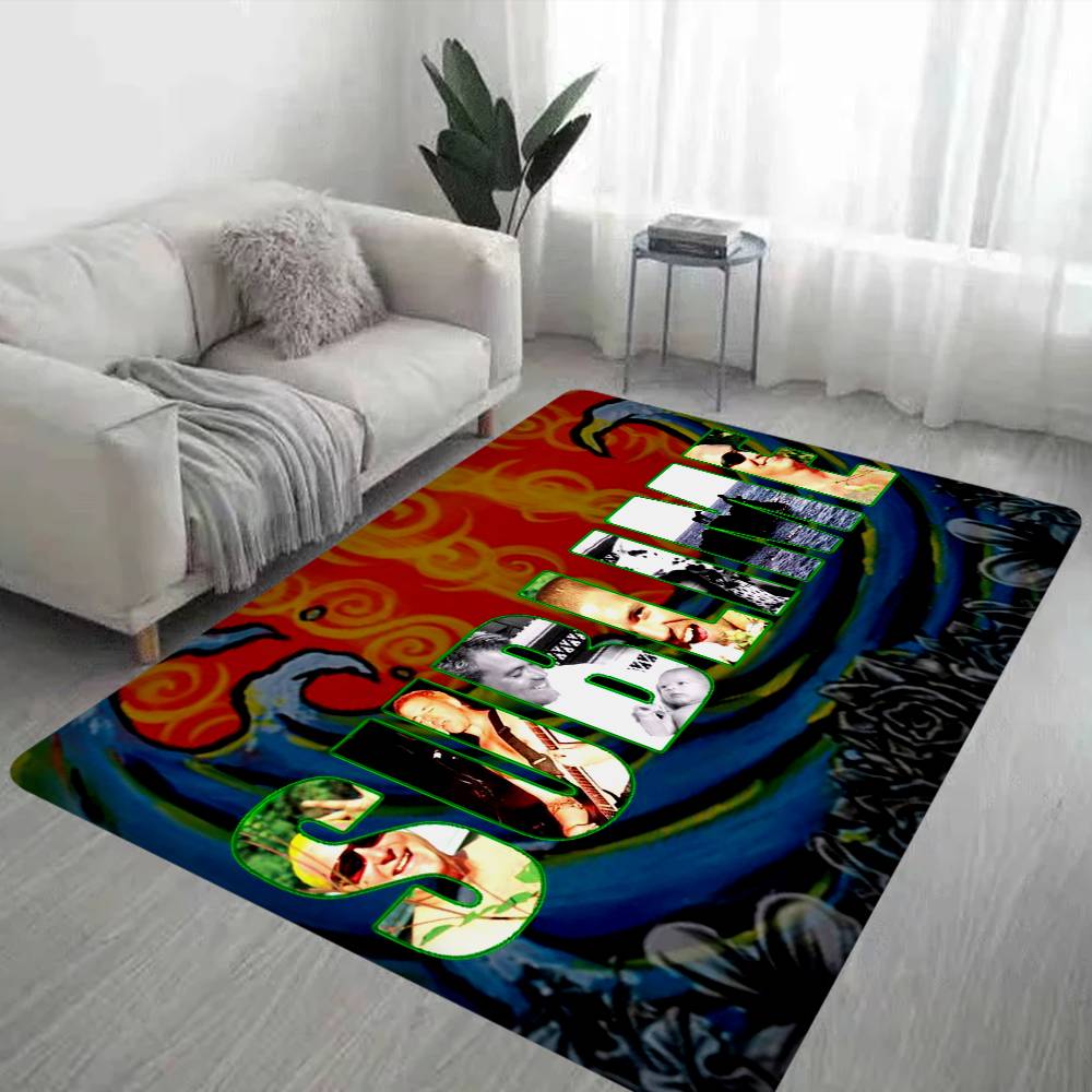 Sublime Band Floor Mat Rectangle Anti-slip Home Soft Badmat Front Door Indoor Outdoor Mat el Decor Mat