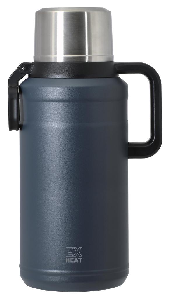Pearl Metal Mega Bottle, 3500ml (3.5L), Large Capacity, Exheat, Navy, HC-535