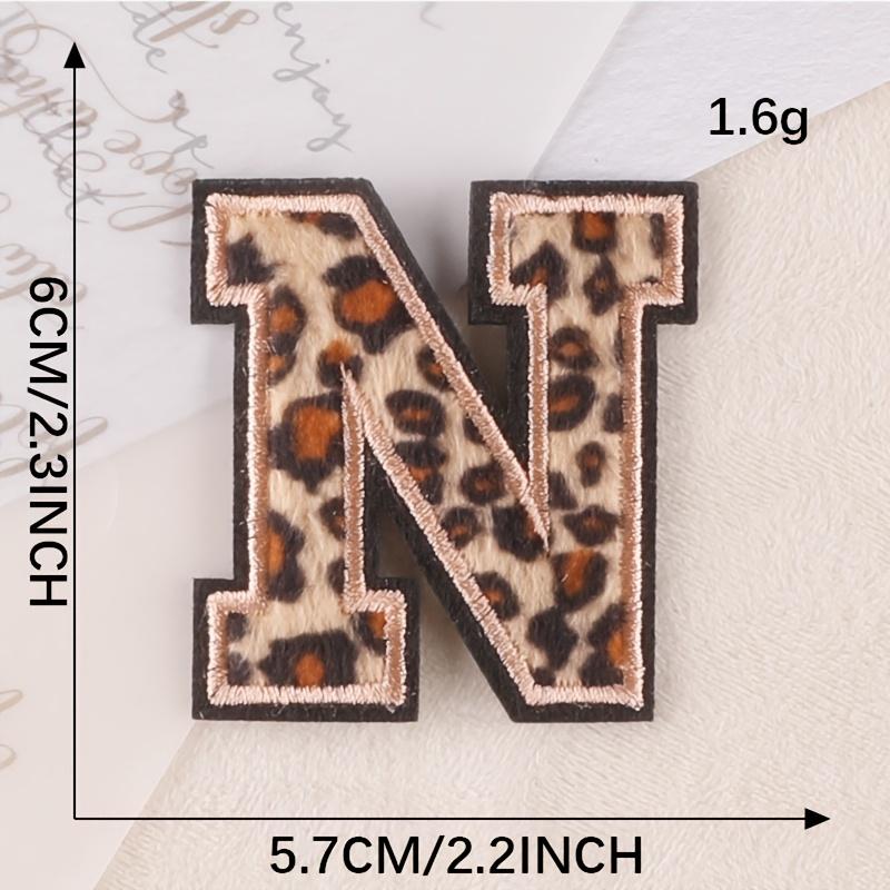 3pcs Flannel Iron-On Letter Patches, Embroidered Letter Patches, Suitable for Clothing, Dresses, Hats, Jeans, Shoes, Bags, DIY Materials