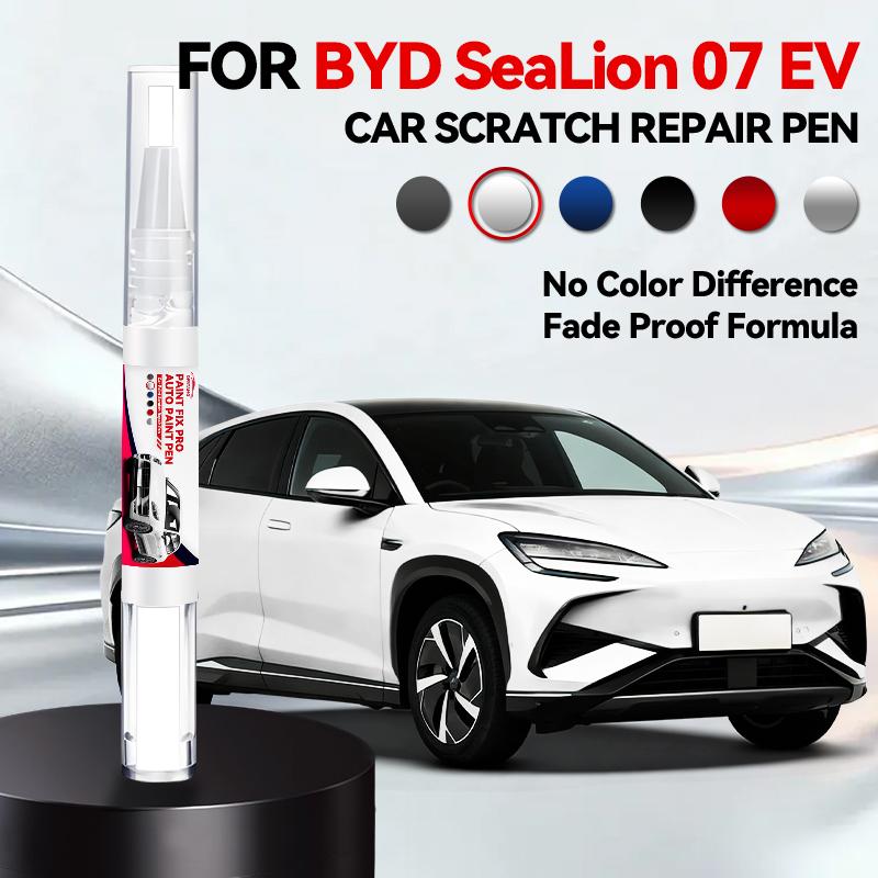 Für BYD Sea Lion 07 EV 2023-2025 D49 Lackreparaturstift Touch-Up Kratzerentferner DIY Autozubehör Schwarz Weiß Grau Lila