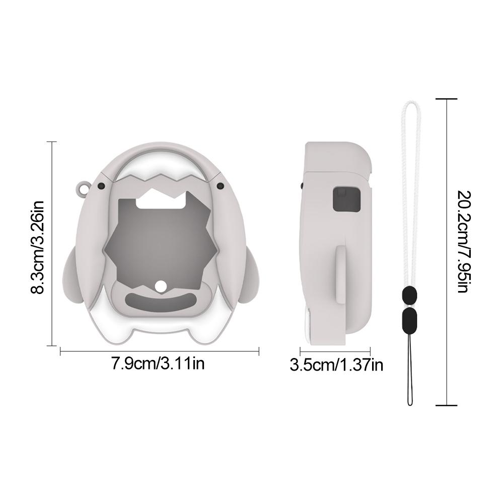 

Мультяшный силиконовый чехол в виде акулы, защитный рукав, водонепроницаемая защитная крышка, мягкий чехол для Tamagotchi Paradise, защита от падений