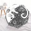 1pc Cat Mandala Art Automatic Open/Close Umbrella, Umbrella with Cartoon Design, Portable Compact Umbrella for Men & Women, Good Holiday Gif