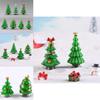 Charming Resin Christmas Tree Ornament For Miniature Garden And Dollhouse Decor