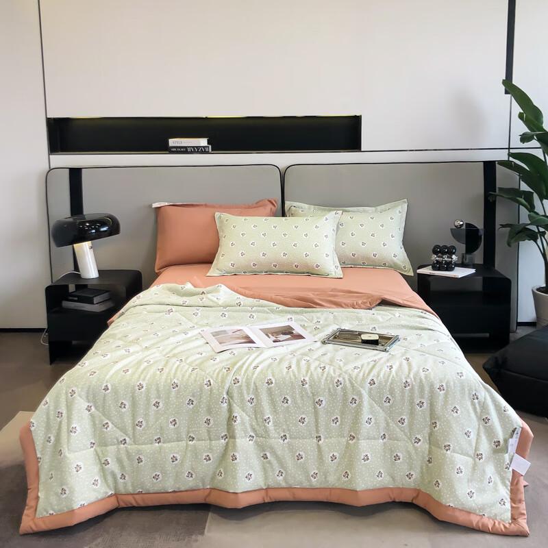 Yamo Class A Washed Soybean Fiber Summer Quilt 4-Piece Set