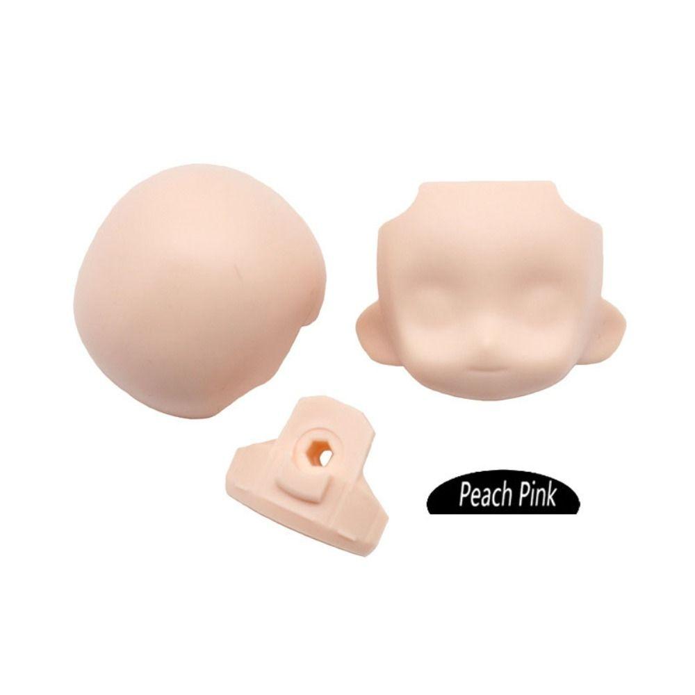 

Смола Голова куклы OB11 Голова куклы GSC Подходит для кукол Obitsu11 GSC DOD / 1/12 BJD куклы Peach Pink