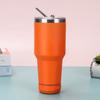 30oz Vacuum Insulated Stainless Steel Travel Mug With Straw Lid Car Office Outdoor Use