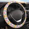 Western Steering Wheel Cover Cute Universal 15 Inch Car Accessories Protector for Women Fit Auto SUV Sedan Vans Trucks