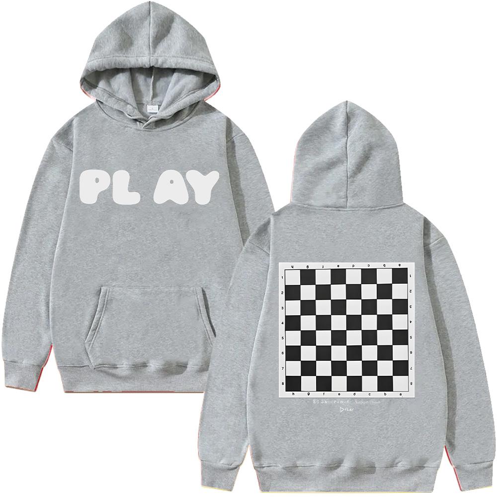 Ed Sheeran Play X KidSuper Mikiny Unisex Harajuku Vintage Hip Hop Mikina Vysoká Kvalita Oversized Streetwear Ležérní Mikina s Kapucí