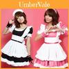 Encantador Uniforme de Doncella Vestido de Princesa Traje Atuendo Para Cosplay de Mujeres y Fiestas de Halloween