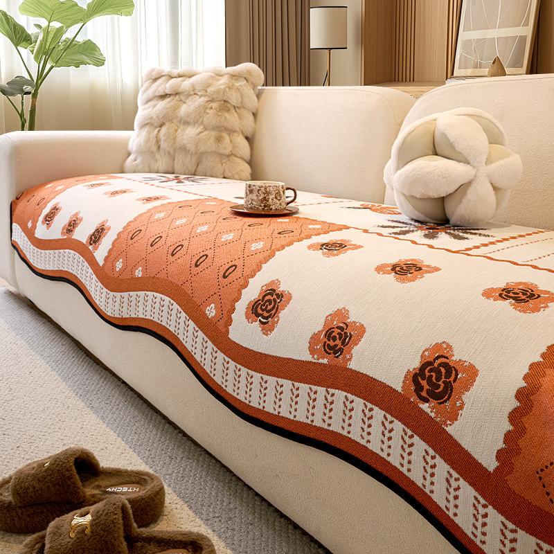 

Idyllic Special-Shaped Irregular Sofa Cushion Universal In All Seasons New Non-Slip Straight Row Seat Cushion Anti-Cat Scratch Cover 70*70cm