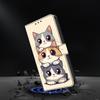 Flip Phone Case for Funda Samsung Galaxy A57 A37 A27 A17 A07 A56 A36 A26 A16 A06 5G 4G Cute Painted Leather Wallet Holder Cover