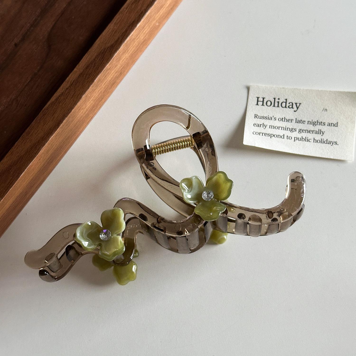 

Hair Rhinestoneembellished Stunning Claw Clip For Effortless Chic Updos And Hairstyles Clear Gray