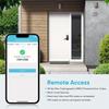 Smart Fingerprint Door Lock App Remote Control Keyless WIFI Digital Touchscreen Lock NFC IP67 Waterproof With 2 IC Cards