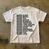 More Sleep Music Tea Books Sunsets Tee | Relaxed Fit Cotton Crewneck