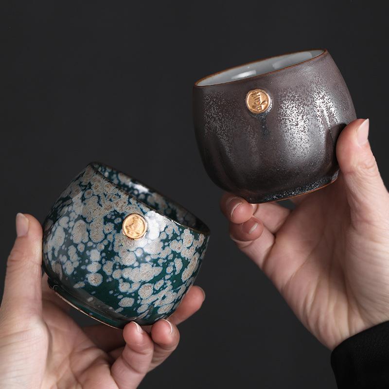 Japanese Style Kiln Baked Tea Cup Ceramic Kung Fu Tea Set Cup Master Cup Personal Cup Set Teacups  Tea Cup