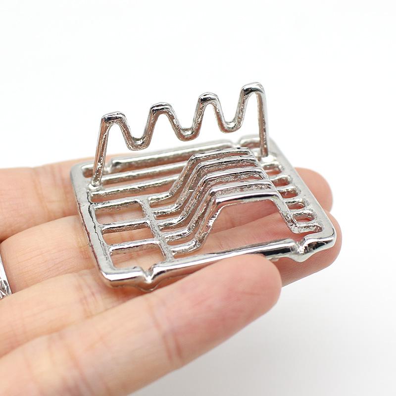 Dollhouse Miniature DIY Kitchen Tableware Storage Rack Model