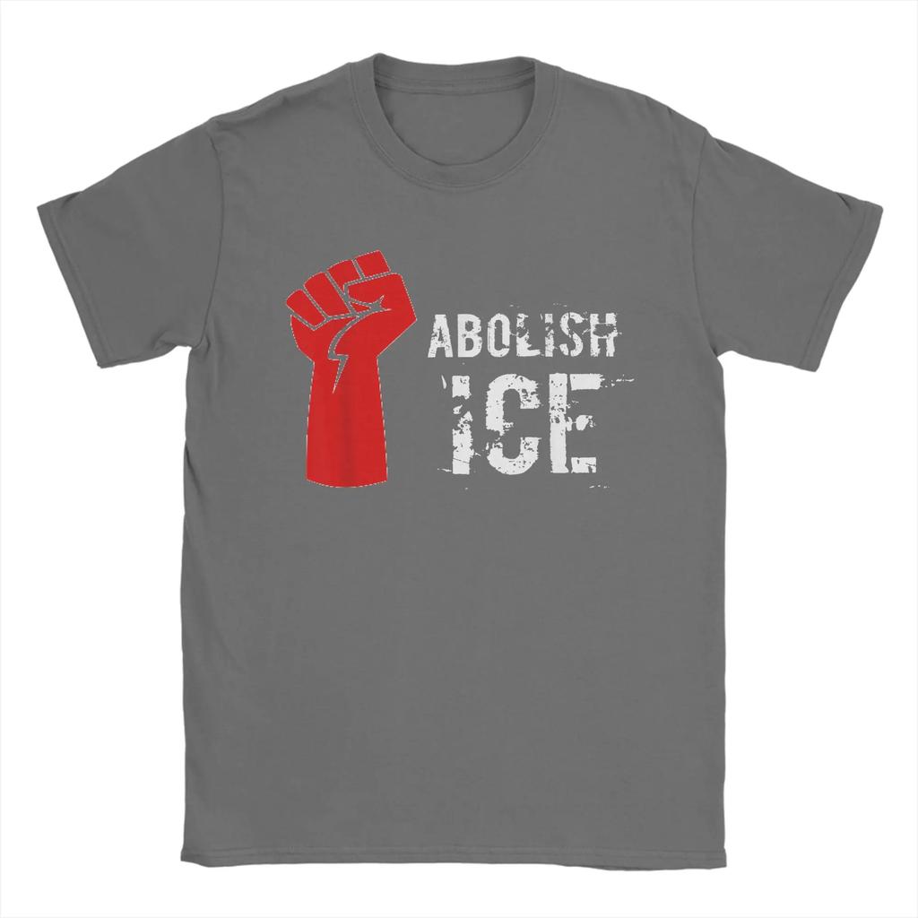 Vintage T Shirt Summer Abolish Ice Shirt Daca Immigration Fashion T Shirts Cotton Tshirt Unisex Y2k Classic Short Sleeve Top Tees
