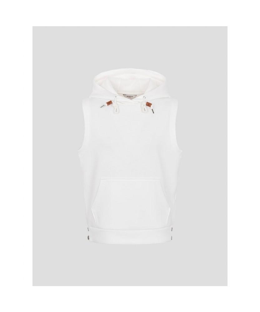 BEANPOLE GOLF Women'S Jersey Hooded Vest Ivory