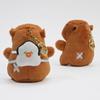 Clearstone Capybara Plush Keychain, Chavimaru Sushi, 18.5cm, Brown