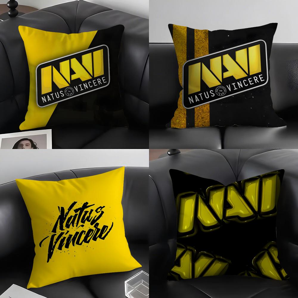 NNatus VincereE Logo Cushion Cover Pillowcase Ultra Soft Skin Friendly Fabric Cloud Like Comfort Concealed Zipper