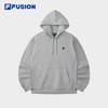 Fila FUSION 2025 Fall Unisex Pure Cotton Hooded Sweatshirt