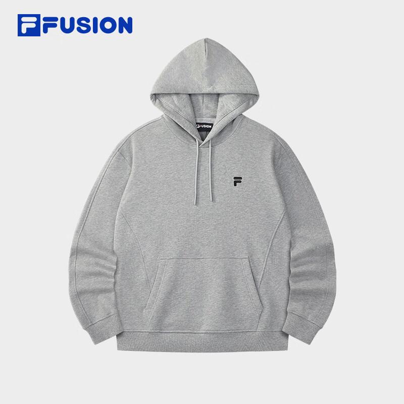 FILA FUSION 2025 Fall Unisex Pure Cotton Hooded Sweatshirt XL