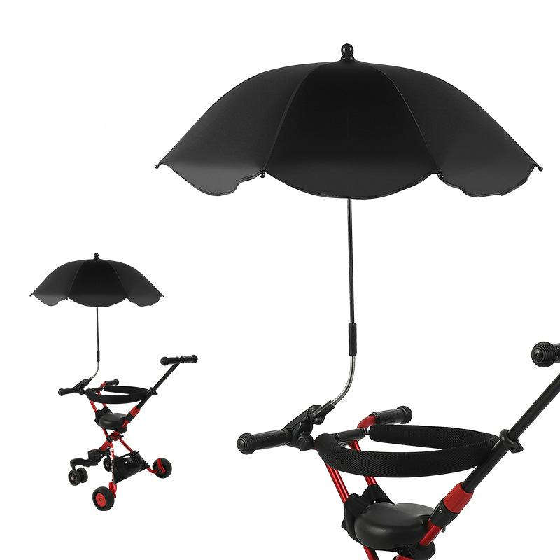 Children's UV Protection Sunshade Stroller Umbrella UV Protection Sun Manual Control Baby Walker Umbrella