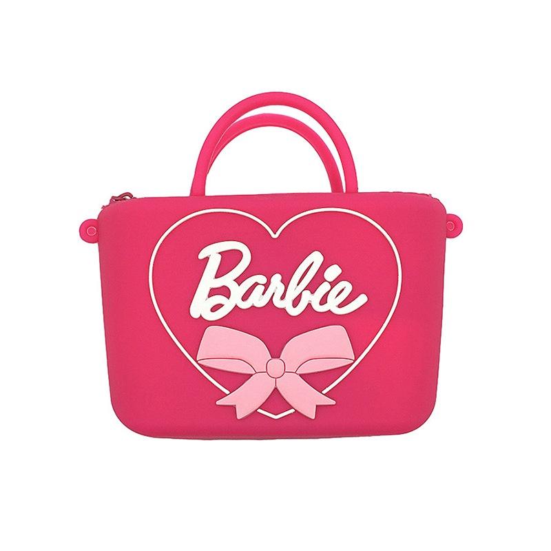 2023 New Arrival Barbie Silicone Shoulder Bag For Kids Cartoon Design Wholesale