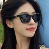 2023 New Small Frame Square Cat Eye Sunglasses With Uv Protection Black
